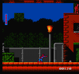 Spiderman Return of the Sinister Six screenshot 4 for NES